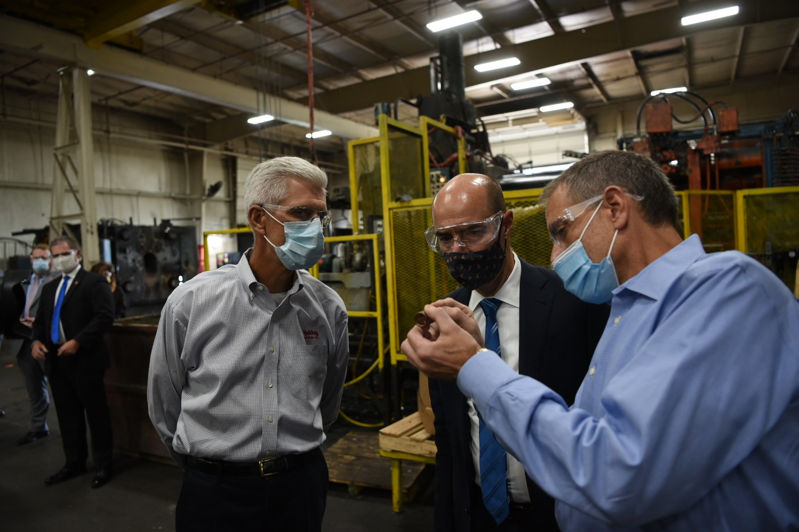U.S. Secretary of Labor Eugene Scalia Visits PHB Inc, a Manufacturer in Fairview, Pa.